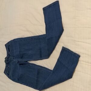 𝅺liz Claiborne mid rise long straight leg 4 Long jeans